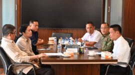 Bupati Humbang Hasundutan, Dr. Oloan P. Nababan, SH, MH melakukan audiensi dengan Kementerian Perumahan dan Kawasan Permukiman (PKP) di Jakarta, Rabu (6/5/2026).