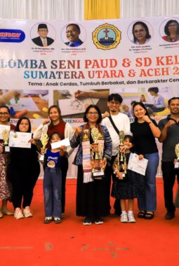 Hebat, Kontingen Pematangsiantar Borong Juara di Lomba PAUD dan SD Tingkat Sumut
