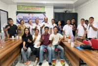 Pengurus Wushu Pematangsiantar bersama para Pelatih Sasana, Wasit dan Atlet.