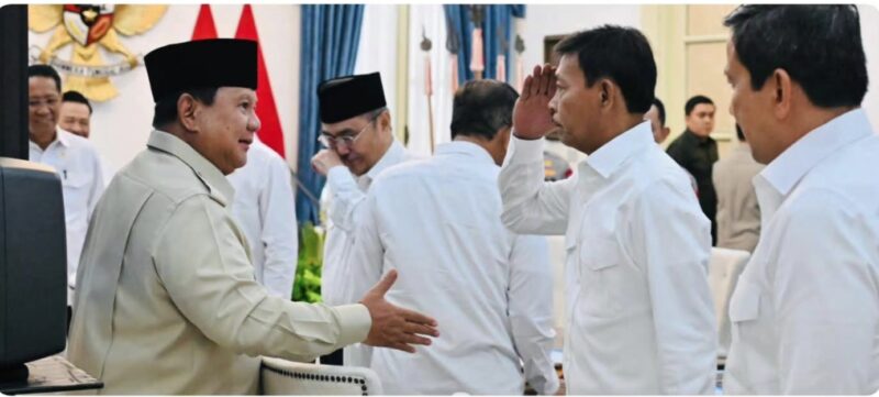 Presiden Prabowo Subianto menerima laporan Komisi Percepatan Reformasi Polri di Istana Negara, Jakarta. Selasa, 5 Mei 2026. Foto/Istimewa
