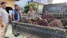 Polisi mengamankan barang bukti. Foto/Istimewa