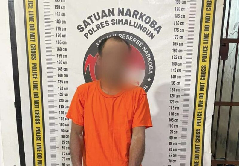 Pengedar Sabu yang diamankan Satuan Narkoba Polres Simalungun. (Foto/Istimewa)