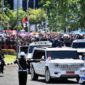 Presiden Republik Indonesia Prabowo Subianto tiba di Cebu, Filipina, Kamis (7/5/2026), untuk menghadiri Konferensi Tingkat Tinggi (KTT) ke-48 ASEAN dengan Naik Mobil Maung. (Foto/Setkab RI)