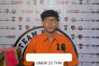 Pelaku berinisial C (23th)